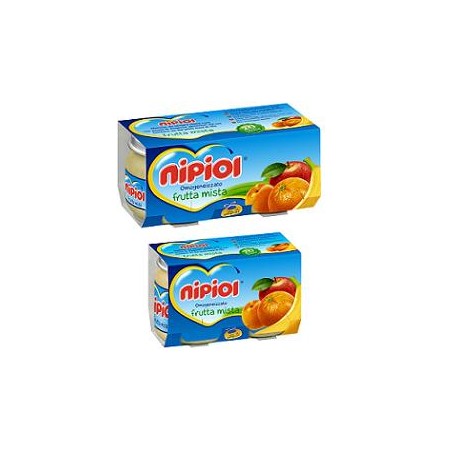 NIPIOL OMOG FRUTTA MISTA 2X80G