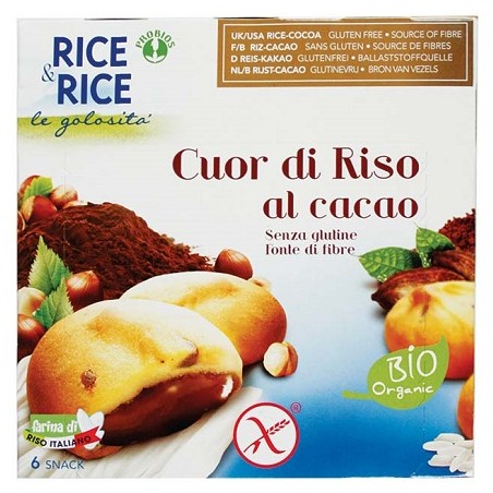 R&R CUOR DI RISO CACAO 6X33G