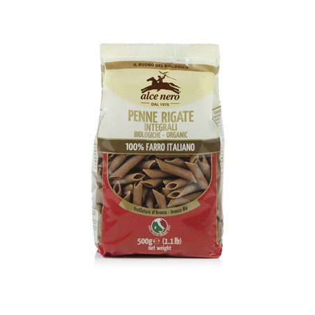 PENNE 100% FARRO INTEGRALE BIO