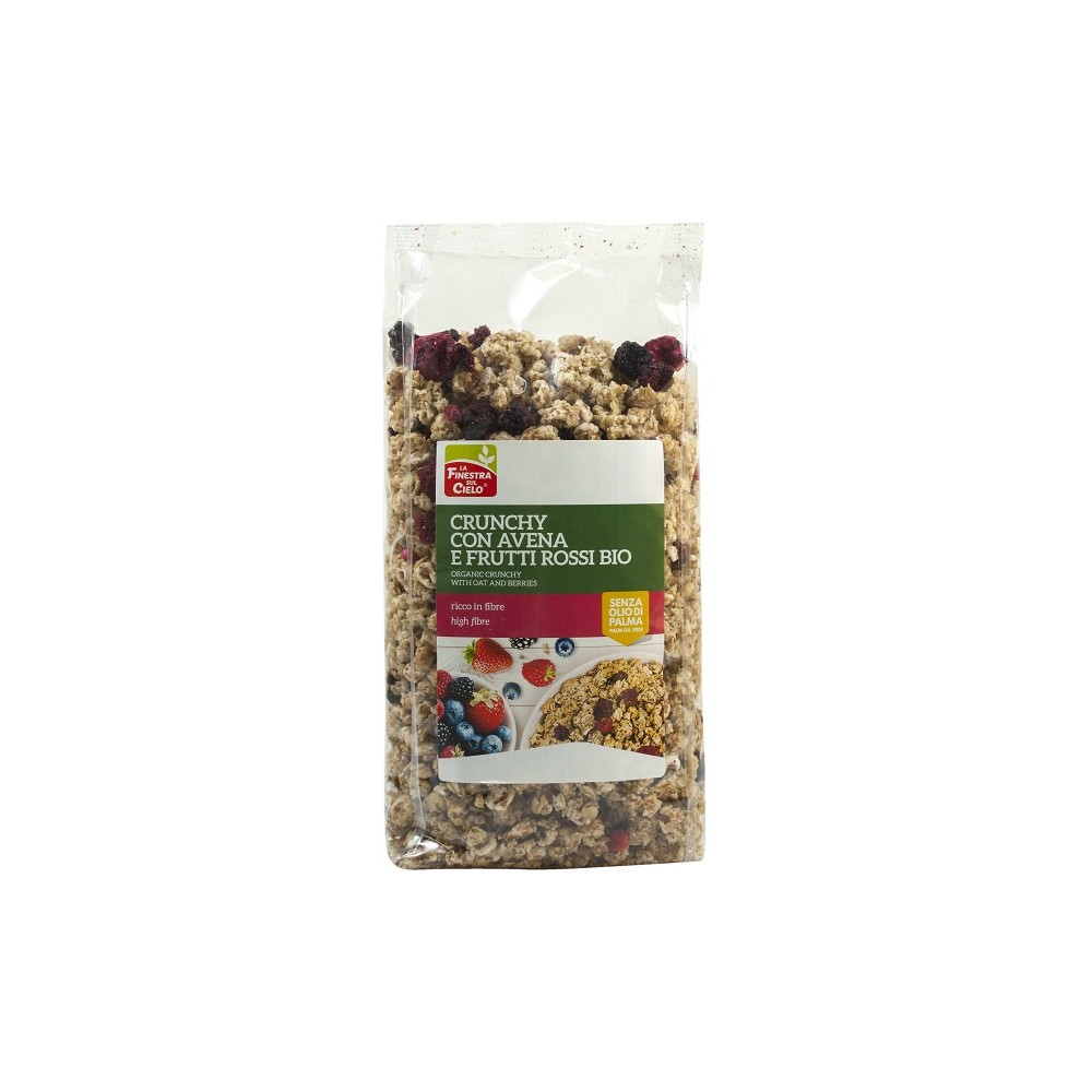 CRUNCHY AVENA FRUTTI ROSSI BIO