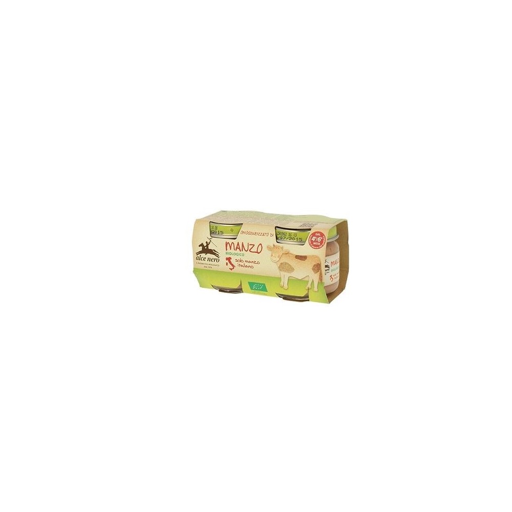 OMOGENEIZZATO MANZO BIO 2X80G