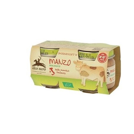 OMOGENEIZZATO MANZO BIO 2X80G