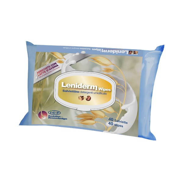 LENIDERM WIPES POCKET 40STRAPP