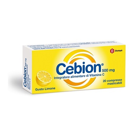 CEBION MAST LIMONE VIT C 20CPR