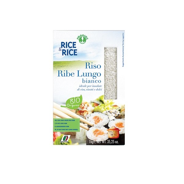 R&R RISO LUNGO RIBE BIANCO 1KG