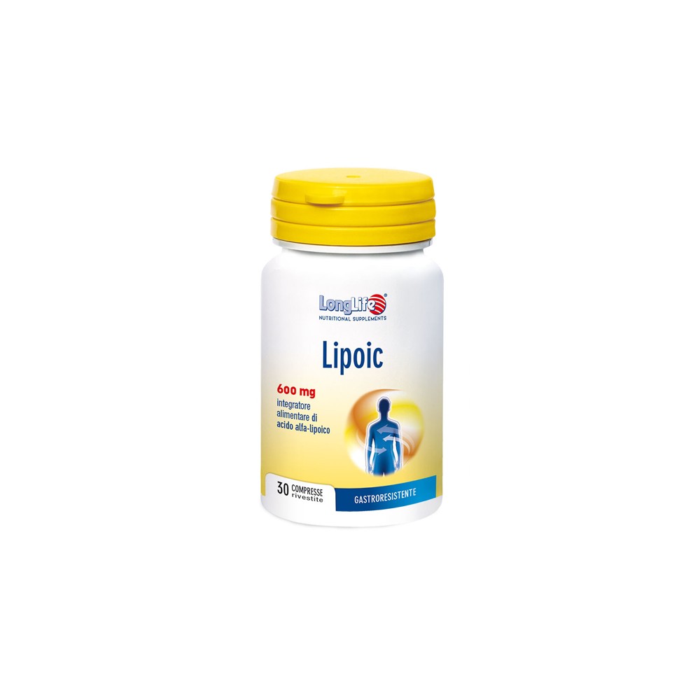 LONGLIFE LIPOIC 30CPR