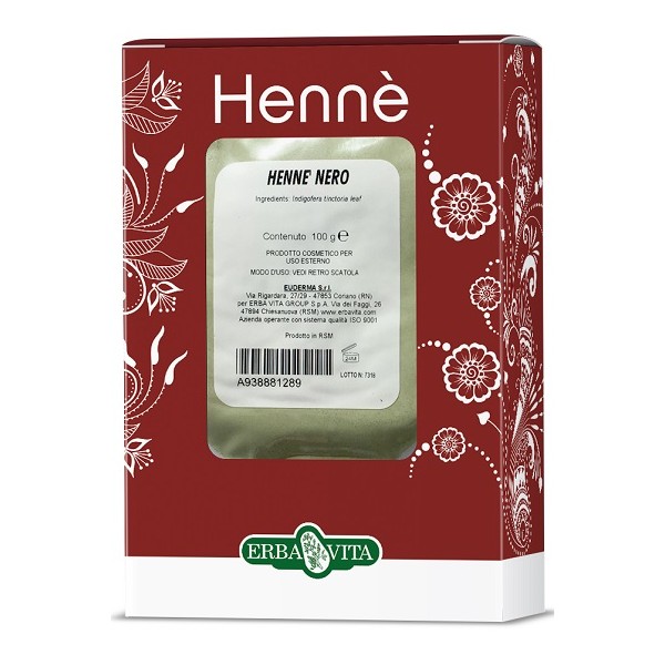 HENNE COLOR CAP NERO 100G