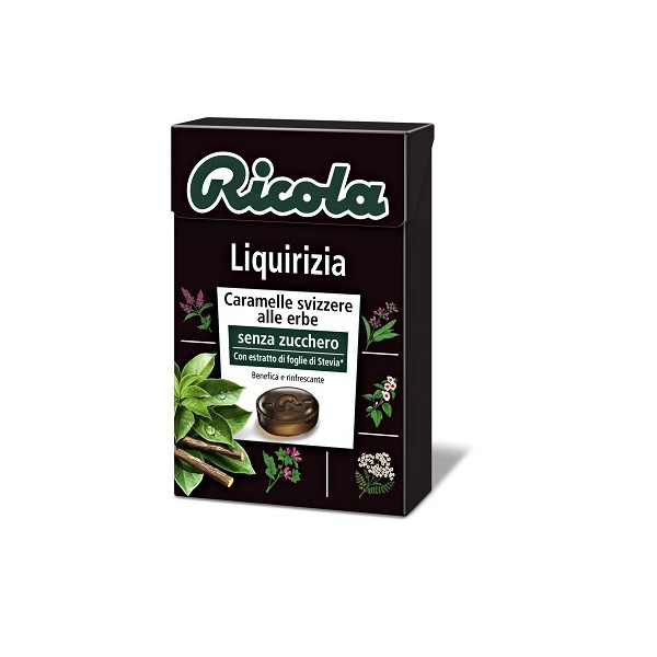 RICOLA LIQUIRIZIA S/ZUCCH 50G