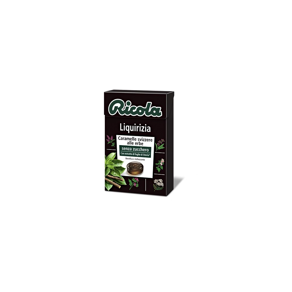 RICOLA LIQUIRIZIA S/ZUCCH 50G