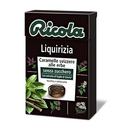 RICOLA LIQUIRIZIA S/ZUCCH 50G