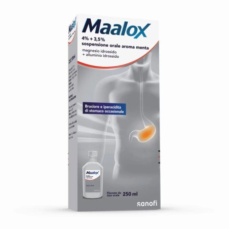 MAALOX%OS SOSP 250ML 4+3,5% ME