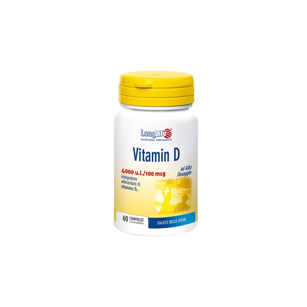 LONGLIFE VITAMIN D4000UI 60CPR