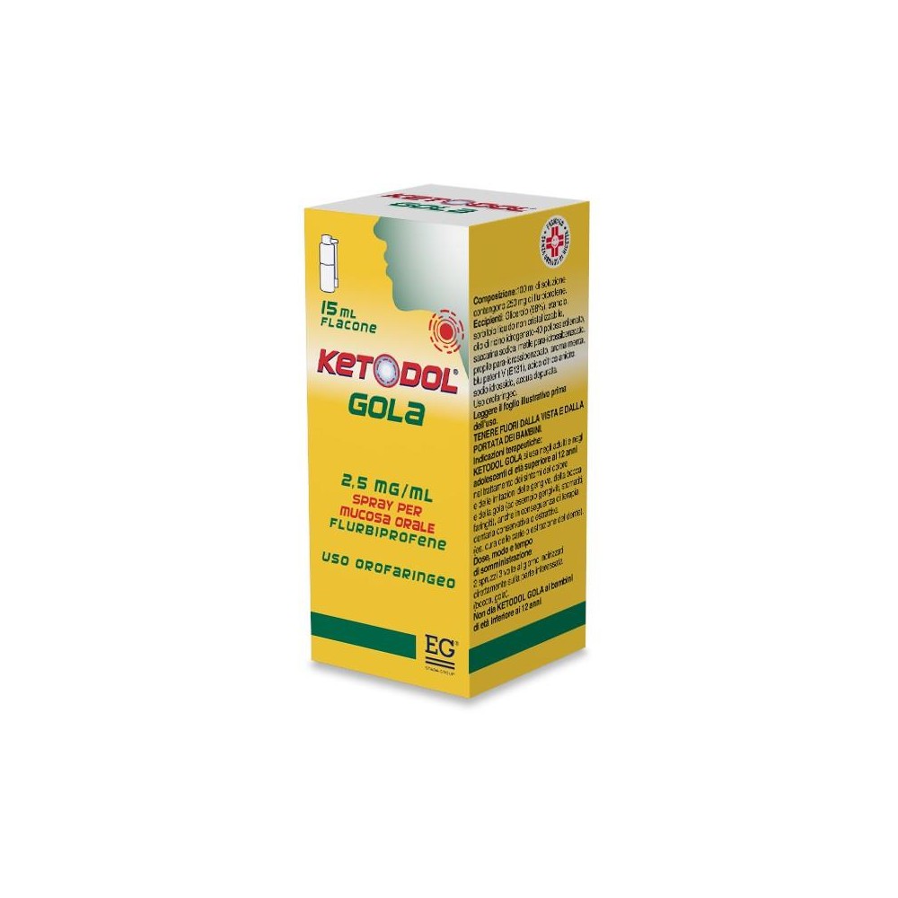 KETODOL GOLA%OS SPRAY 15ML