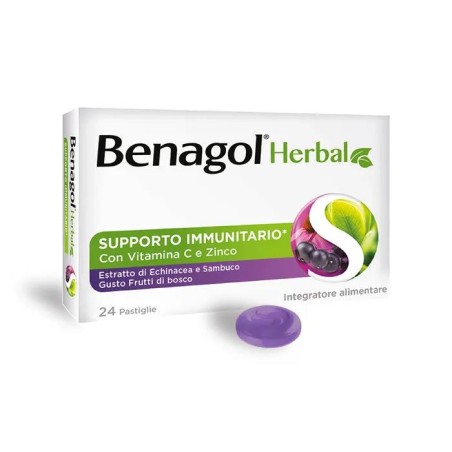 BENAGOL HERBAL FRUT BOS 24PAST