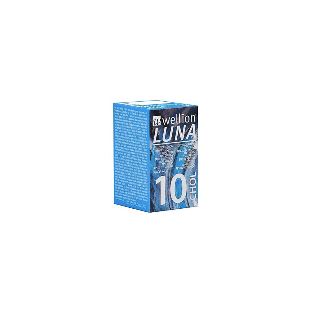 WELLION LUNA CHOLES STRIPS10PZ
