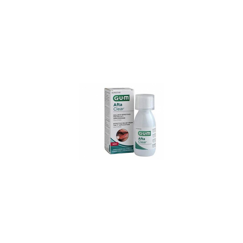 GUM AFTACLEAR RINSE 120ML
