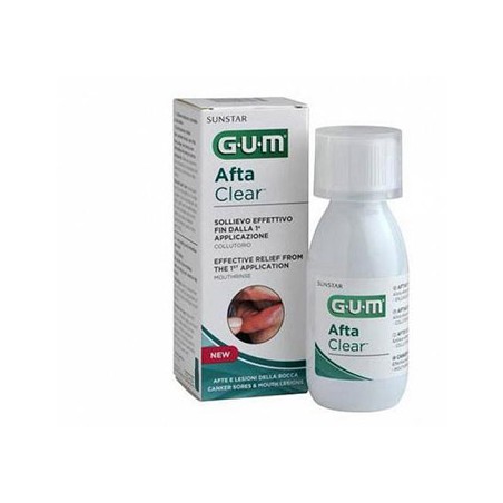 GUM AFTACLEAR RINSE 120ML