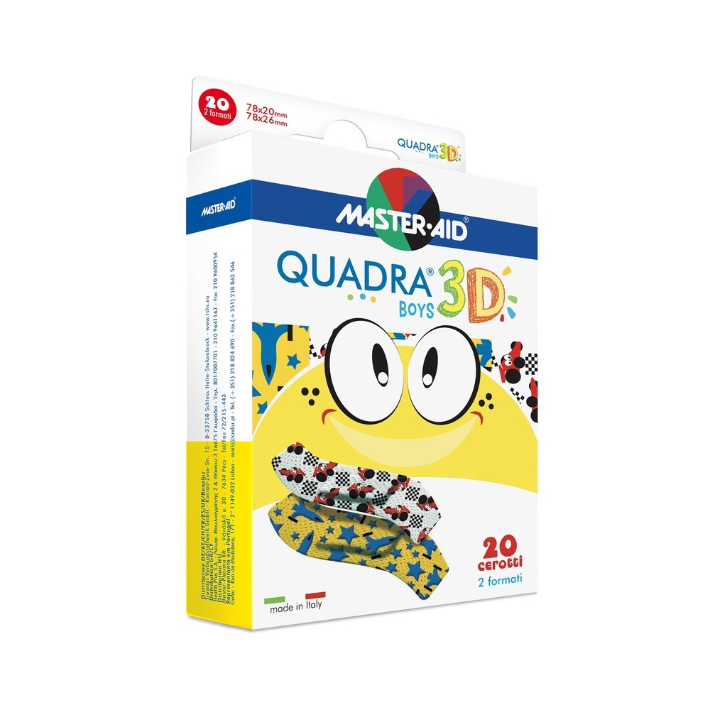 M-AID QUADRA3D CER BOYS ASSORT