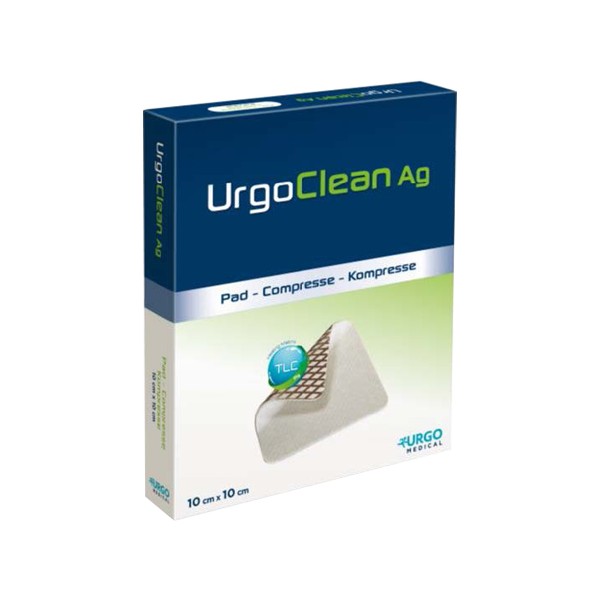 URGOCLEAN AG/SILVER 6X6CM 5PZ