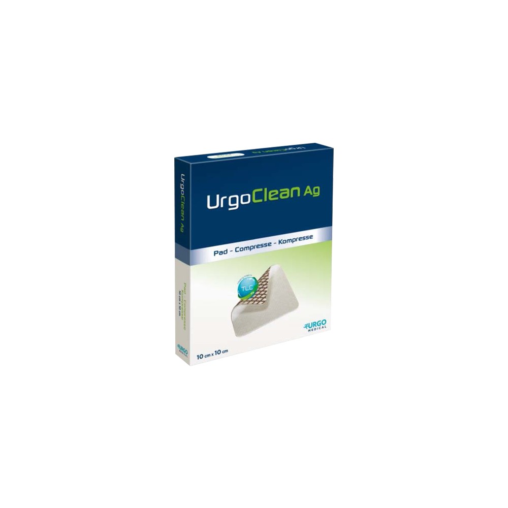 URGOCLEAN AG/SILVER 6X6CM 5PZ