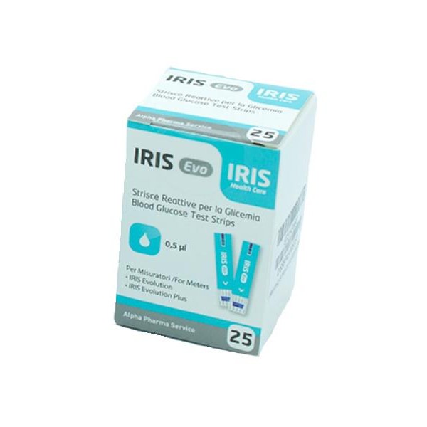 IRIS EVO STRISCE GLICEMIA 25PZ