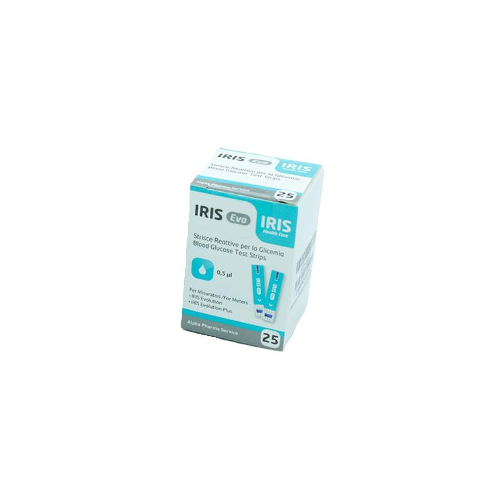 IRIS EVO STRISCE GLICEMIA 25PZ