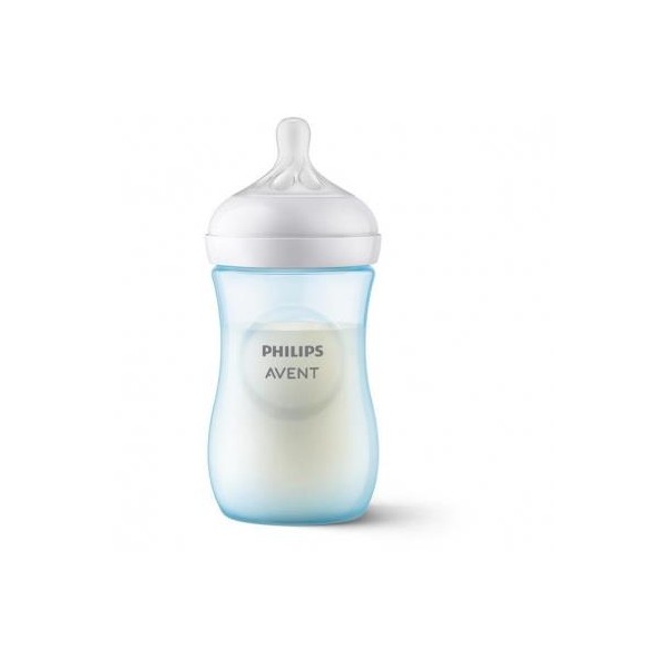 AVENT BIB NAT 3,0 BLU 260ML