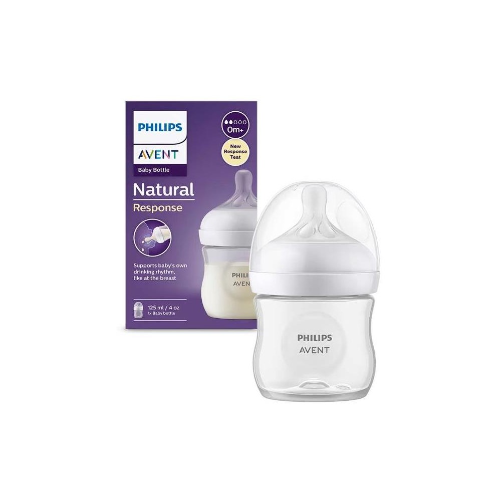 AVENT BIB NAT 3,0 TRASP 125ML