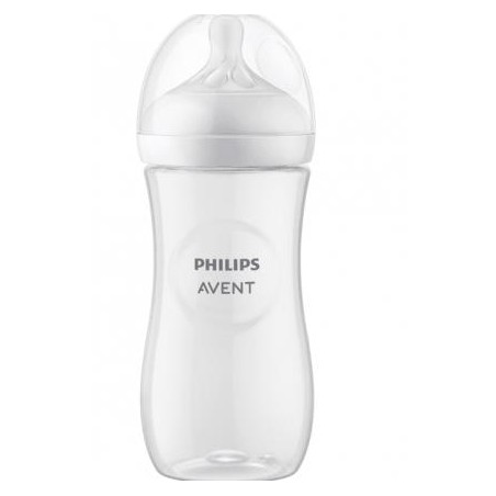 AVENT BIB NAT 3,0 TRASP 330ML