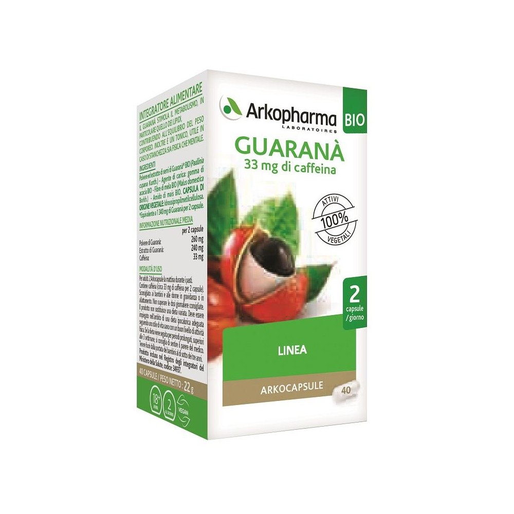 ARKOCPS GUARANA' BIO 40CPS