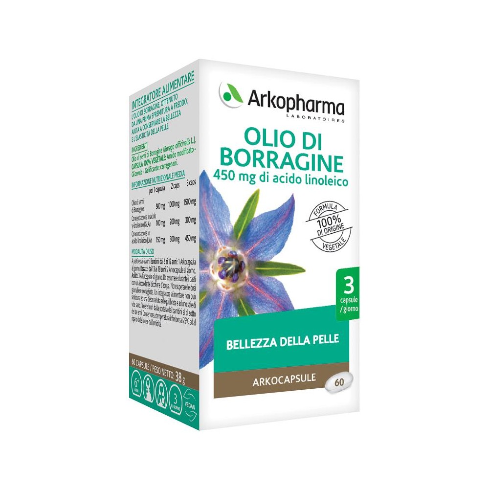 ARKOCPS OLIO BORRAGINE 60CPS