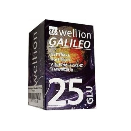 WELLION GALILEO STRIPS 25 GLIC