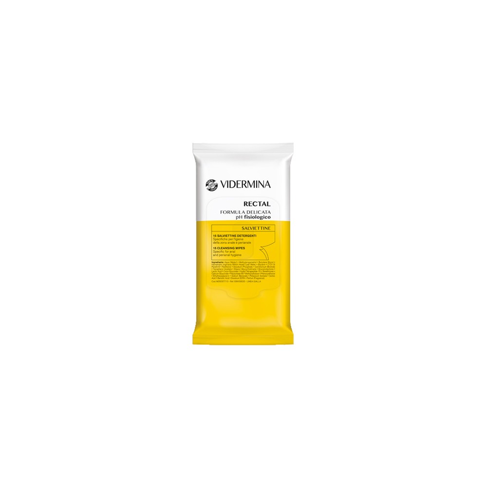 VIDERMINA RECTAL SALVIETTE15PZ