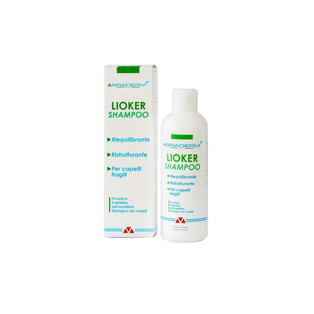 LIOKER SHAMPOO 200ML BRADERM
