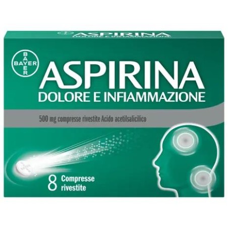 ASPIRINA DOLORE INF%8CPR 500MG