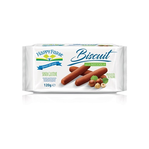HAPPY FARM BISC NOCCIOLA 120G