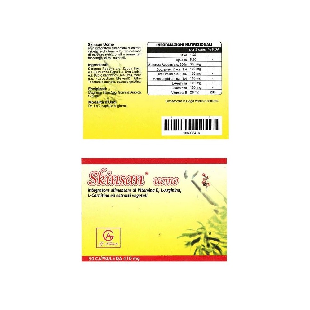 SKINSAN UOMO VIT E 50CPS