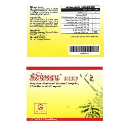 SKINSAN UOMO VIT E 50CPS