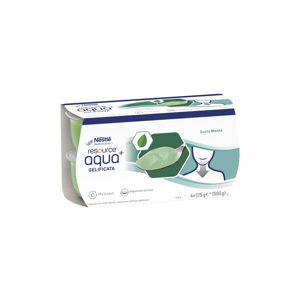 RESOURCE AQUA+MINT CUP6 4X125G