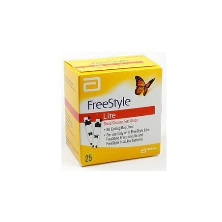 FREESTYLE LITE GLICEMIA 25STR
