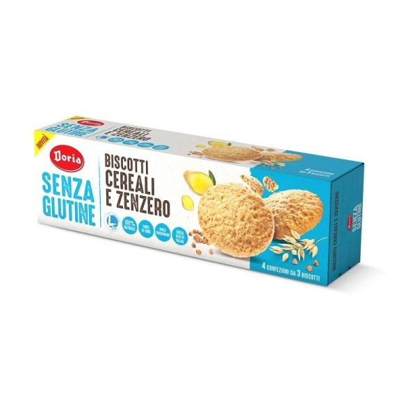 DORIA BISCOTTI CEREALI-ZENZERO