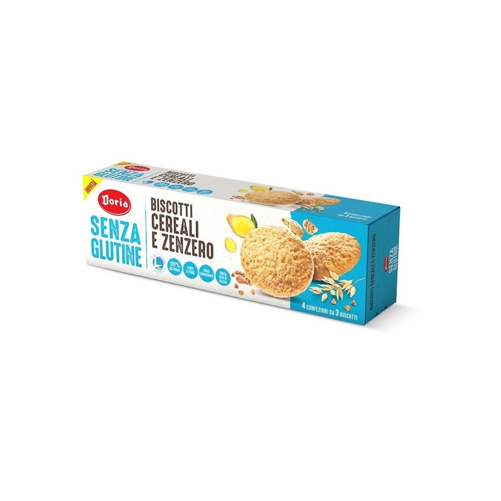DORIA BISCOTTI CEREALI-ZENZERO