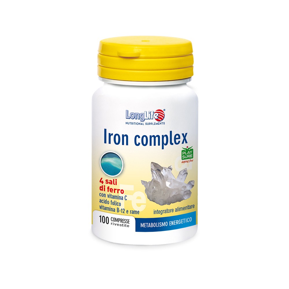 LONGLIFE IRON COMPLEX 100CPR