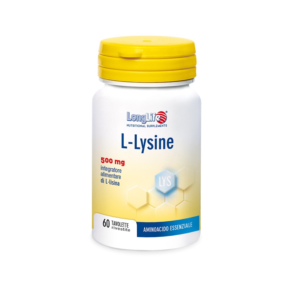 LONGLIFE L-LYSINE 500MG 60TAV