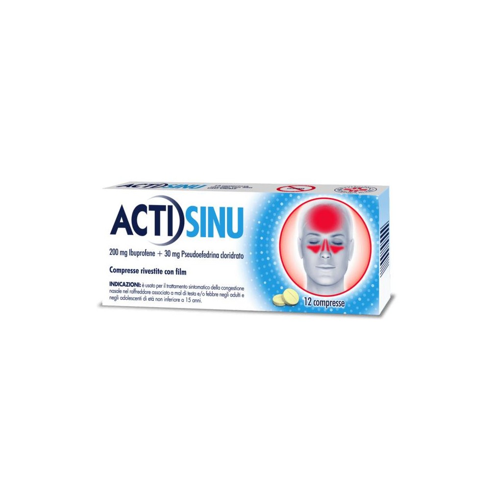ACTISINU%12CPR 200MG+30MG