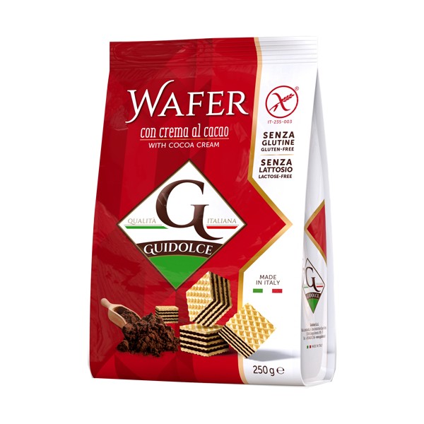 WAFER GUSTO CACAO 250G