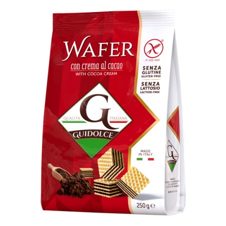 WAFER GUSTO CACAO 250G