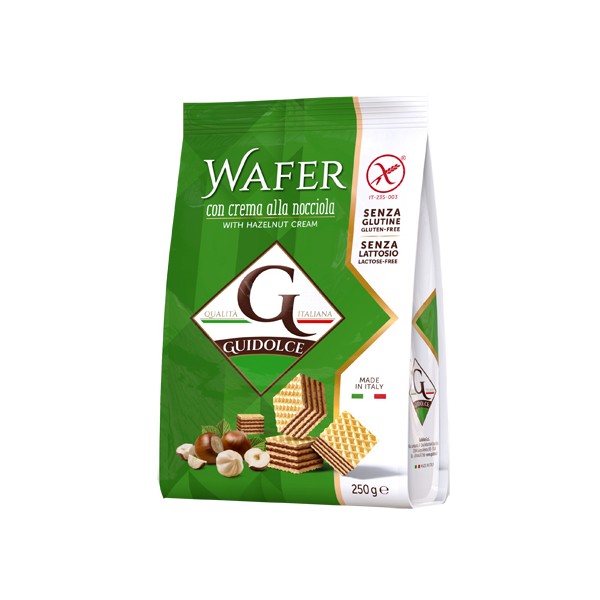 WAFER GUSTO NOCCIOLA 250G