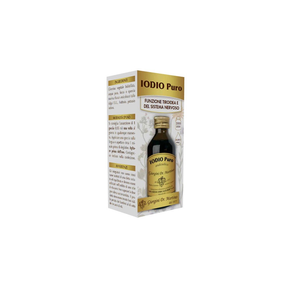 IODIO PURO ANALCOLICO 100ML