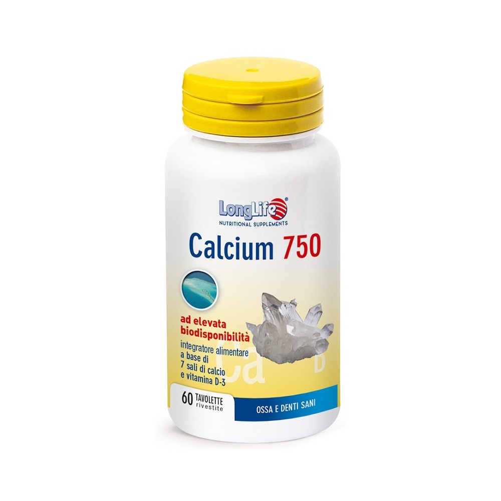 LONGLIFE CALCIUM 750MG 60TAV